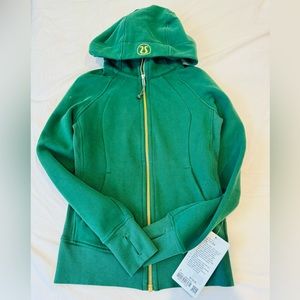lululemon scuba full zip hoodie Rare gold